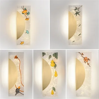 Нови стенни лампи TEMAR, модерни медни креативни led светлини за декорация на дома
