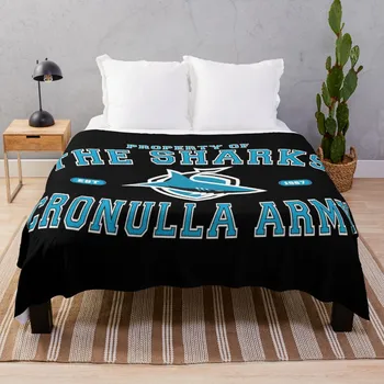 Нрл - Армейское фланелевое луксозно одеяло в cronulla Акули за улицата