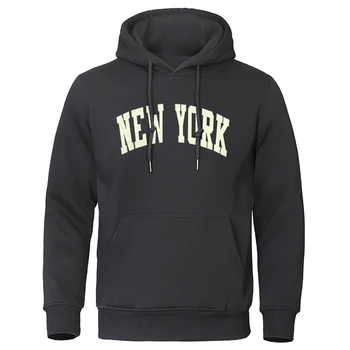 Ню Йорк, мъжки блузи в стил хип-хоп с надпис Personality, градинска hoody в стил хип-хоп, руното hoody, с капак и джоб, пуловер с кръгло деколте, мъжки дрехи
