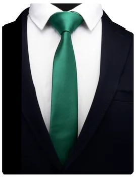 Обикновен класически вратовръзка с дължина 6 см, черен, син, червен, мъжки вратовръзка с тесен деколте за подарък за сватба, жълто, сиво, лилаво вратовръзка
