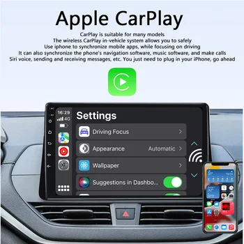 Оригинален автомобилен Активатор Carplay с Кабелна wi-fi модул, Навигация, Свързаност за мобилен телефон, USB/TYPE-C, Carplay AI Box