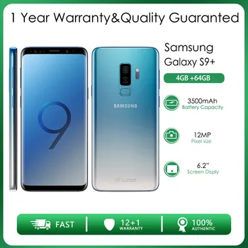 Оригинален Отключени Samsung Galaxy S9 + G965U G965F 6 GB RAM И 64 GB ROM 12 Mp 6,2 