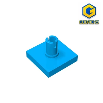 Плочки Gobricks GDS-932, модифицирана 2 x 2 с игла, която е съвместима с играчки lego 2460, събира строителни блокове на Технически
