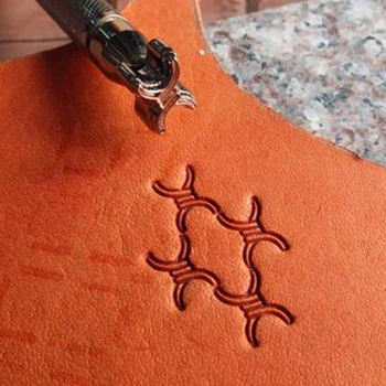 По-добра стомана на слама мат с веревочным модел ръчно изработени с уникален дизайн кожени работни инструменти за рязане на печата