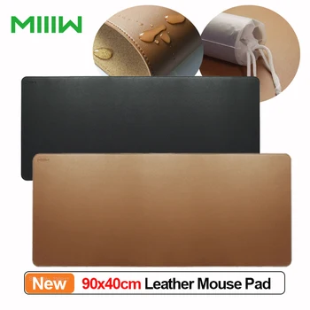 Подложка за мишка MIIIW от кожена корк Двустранен непромокаем Мек здрава подложка от PVC 900 *400 мм на работния плот