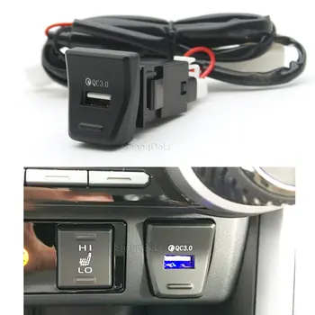 Подходящ за Toyota RAV4 rav4 5th XA50 2019 2020 Интериор QC3.0 USB адаптер за бързо зарядно устройство