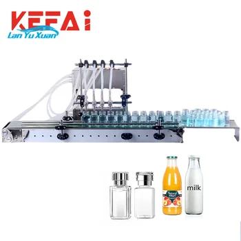 Полуавтоматична Машина за бутилиране на Течности в Малки бутилки за парфюми KEFAI с една глава