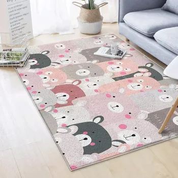 популярният подложка сладък коте за детска стая, килим за хола на големия размер, с правоъгълна подложка-татами, цветна подложка за пода