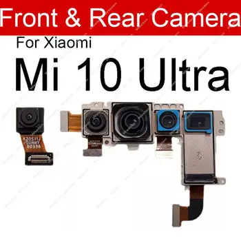 Предна камера, задна камера, гъвкав кабел за Xiaomi Mi 10, ултра малък, пронизващ до модул камера за задно виждане, резервни части за Ремонт на