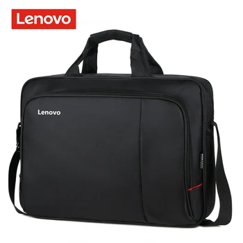 Преносим Лаптоп Lenovo 14 15,6 16 инча, черна чанта за мъже и жени, ультралегкая, със защита от надраскване, джоб, чанта на едно рамо