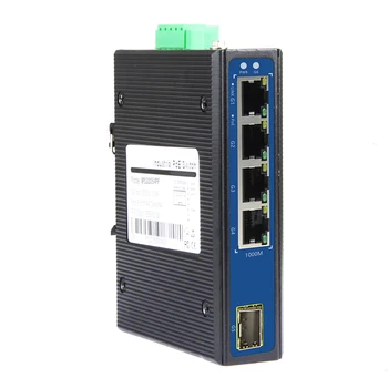 Пълен Gigabit 5-портов неуправляем индустриален switch POE Swith POE с 48 В