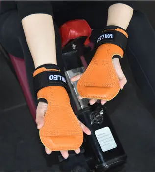 Ръкавици за Фитнес От Естествена Телешка Кожа, за предотвратяване на занасяне Накладки За Вдигане на Тежести, Спортни Ръкавици За Фитнес, висок клас на Защита на Дланите