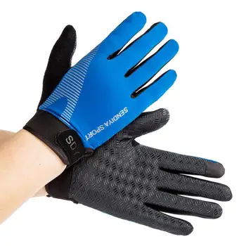 Ръкавици с дълги пръсти, износоустойчиви противоударные ръкавици за целия пръст, топли ръкавици за сензорен екран, спортни ръкавици с полупальцами, дишащи