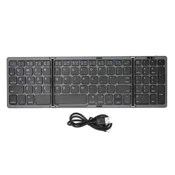 Сгъваема Bluetooth клавиатура клавиш 81, имат Bluetooth клавиатура с цифров клавиш за таблет