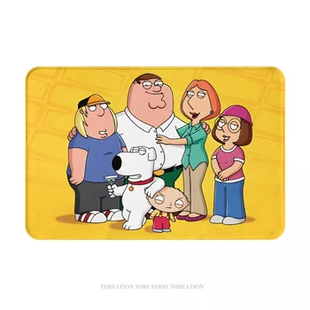 Семеен нескользящий мат с Анимационни герои, страхотен семеен подложка за баня, кухненски мат, молитвен килим, домашен модерен интериор