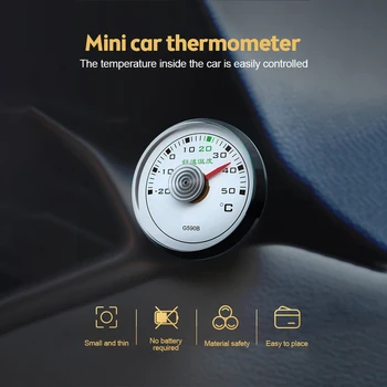Сензор за температура с циферблат, мини-термометър за кола/хладилник, Самоклеящийся индикатор на температурата, Автоматично автомобилен термометър