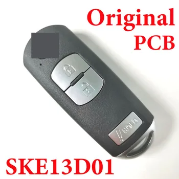 Смарт ключ с 2 + 1 бутони за 315 Mhz за CX-3 CX-5 Speed 3 3 6 Miata 2014-2016 - SKE13D01 - с оригиналната печатна платка - M-itsishi