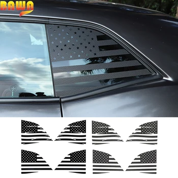 Стикери за декорация на задното стъкло на превозното средство BAWA с флага на сащ или на Dodge Challenger 2008 + Аксесоари за външността на автомобила