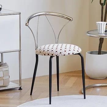 Стол за дневна в скандинавски стил с възможност за сгъване на облегалката, Дизайнерски стол за дневна, мебели за спалня, за възрастни, Мебели за дома El Hogar