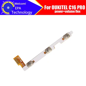 Страничният бутон OUKITEL C16 PRO Гъвкав Кабел, 100% Оригинална Бутона на Захранването е + Регулиране силата на звука Гъвкав кабел спк стартира строителни-Тел аксесоари за ремонт C16 PRO
