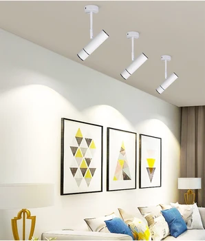 Тавана лампа с мощност 7 W 12 W COB за спални, кухни, вътрешни led осветителни тела, лампи на тавана осветителни тела, Осветление