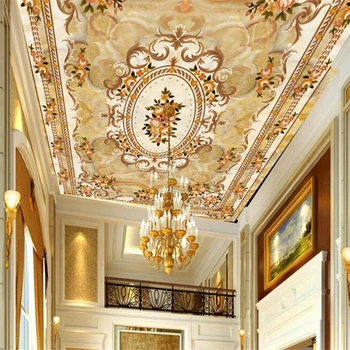 тапети beibehang по поръчка, големи престижни европейски мраморни таван килими, подови боядисване, тапети за хола, спалня