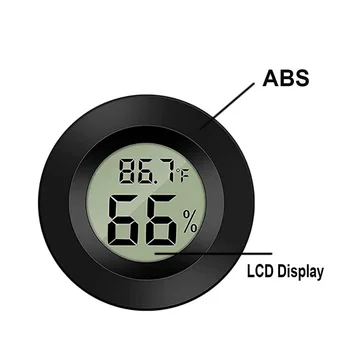 Термометър, Влагомер Мини LCD цифров Измерител на температурата и влажността на Детектор Термограф Инструмент за помещения Директен доставка