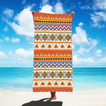 Туристическа кърпа Практически мека Текстура Кърпа за душ 150x75 см Шарени кърпи за баня и СПА-гъба за морето