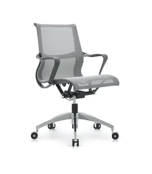 Удобен офис стол, водещи заседнал начин на живот, въртящо се офис стол, стол за персонала, компютърен стол, дышащее стол с пълна мрежа