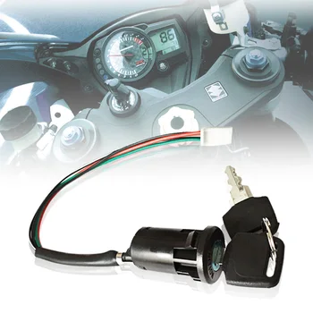 Универсален Ключ за запалване на мотоциклет с тел за Honda/Kazuma/BMW за скутер Suzuki ATV Мото аксесоари