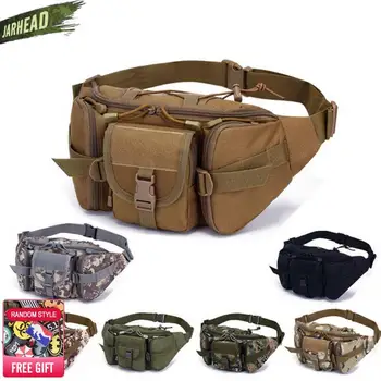 Универсална мъжки водоустойчив найлон поясная чанта, тактическа военна спортна армията чанта, туристическа чанта за Лов, риболов, къмпинг, поясная чанта за пътуване