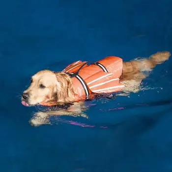 Устойчив на абразия жилетка за сигурност за домашни любимци от мек материал, спасителна жилетка за домашни любимци, облегающая безусадочная яке за плуване за кучета