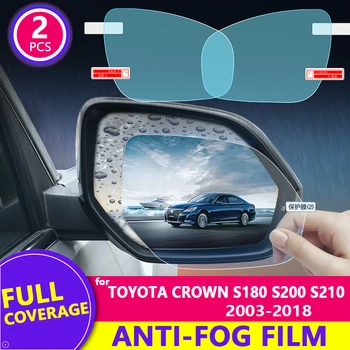 Филм от Дъжд, Пълно Покритие на Огледалото за обратно виждане, Бистра, Противотуманная, Непромокаемая за Toyota Crown Royal S180/S200/S210 2003-2018, Стикери за автомобилни Продукти