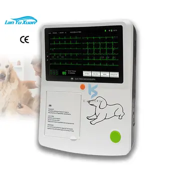 Цената на Ветеринарен инструмент за Електрокардиограма с 3-канальным сензорен екран ECG Machine