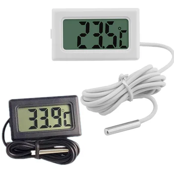 Цифров LCD измерване на температурата на автомобила от 50 до 110 градуса по Целзий, датчици за температурата на водата, автомобилни части, датчик за температура, авточасти