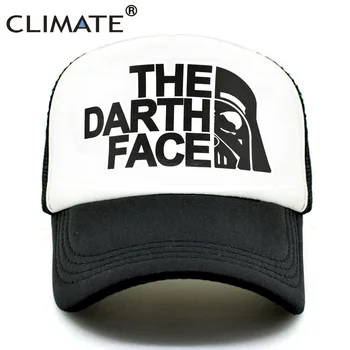Шапка за шофьор на камион CLIMATE Dart, мъжка бейзболна шапка със смешно лице, готина лятна шапка на Мон Net за мъже