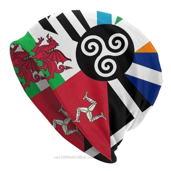 Шапката келтски народи, мъжка мода, национален флаг, тюбетейки, шапки, шапки, тъканни шапки