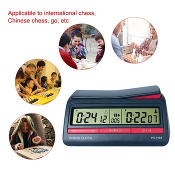 Шах Професионален цифров таймер таймер за обратно отброяване шахматни часовници за Обратно отброяване игри на игрални часове за тренировки